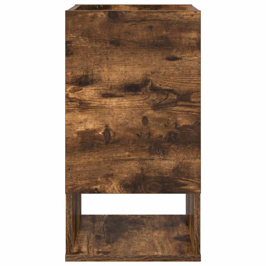 Endebord 2 pcs Røget eg 30 x 30 x 56 cm Konstrueret træ