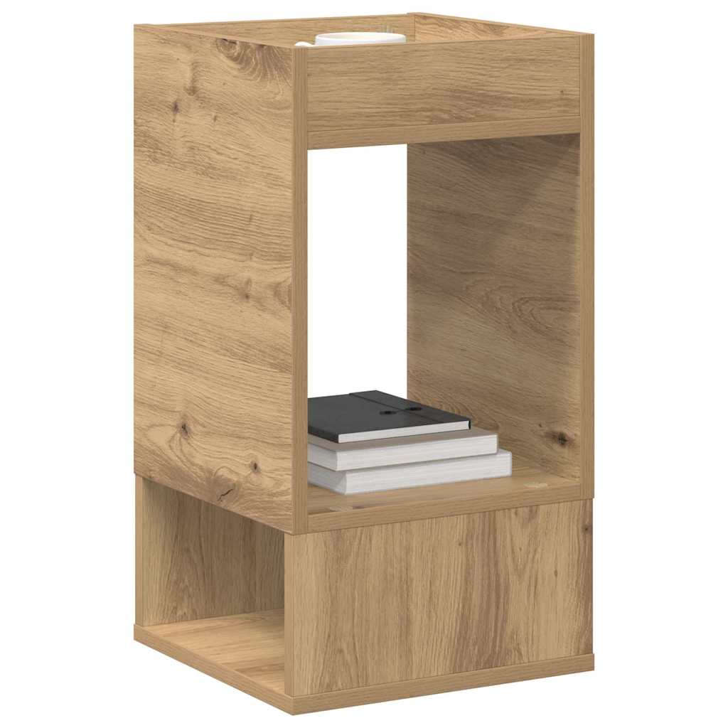 Endebord 2 stk. Artisan Egetræ 30 x 30 x 56 cm Konstrueret træ