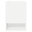 Endebord 2 pcs Hvid 40 x 40 x 56 cm Konstrueret træ