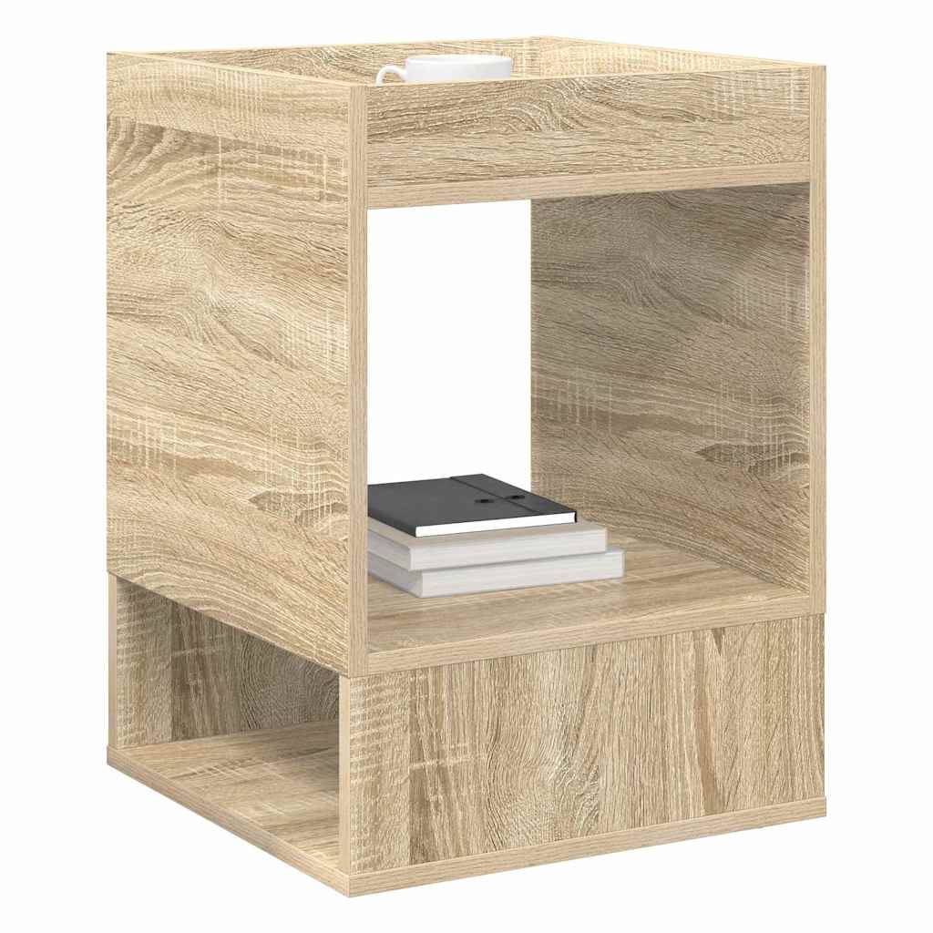 Endebord Sonoma eg 40 x 40 x 56 cm Konstrueret træ