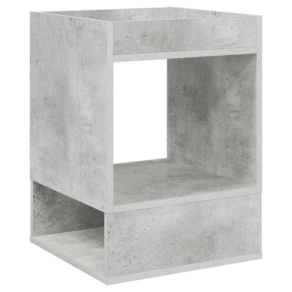 Endebord Beton Grå 40 x 40 x 56 cm Konstrueret træ
