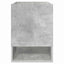 Endebord 2 pcs Beton Grå 40 x 40 x 56 cm Konstrueret træ