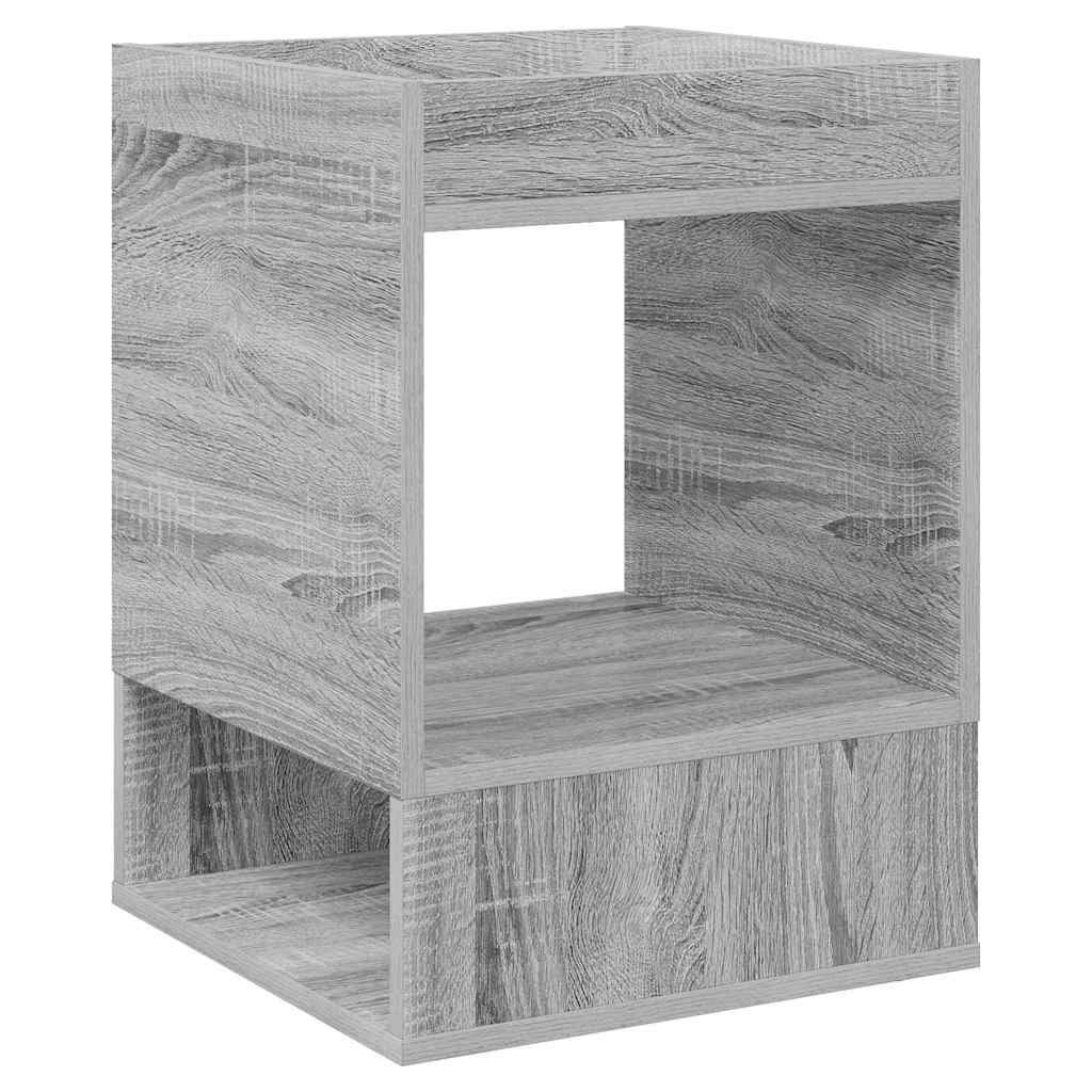 Endebord 2 pcs Grå Sonoma 40 x 40 x 56 cm Konstrueret træ