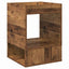 Endebord 2 pcs Gammelt træ 40 x 40 x 56 cm Konstrueret træ
