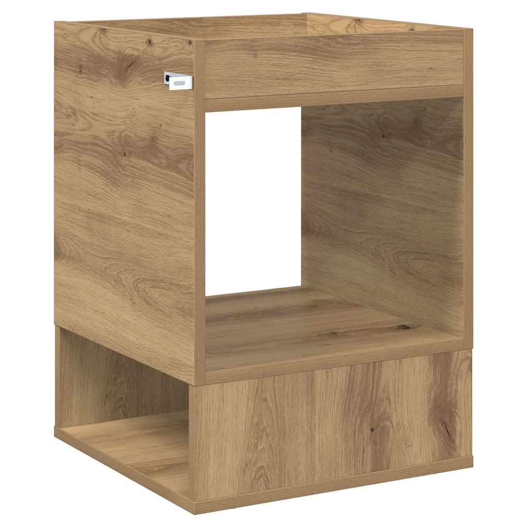 Endebord 2 stk. Artisan Egetræ 40 x 40 x 56 cm Konstrueret træ