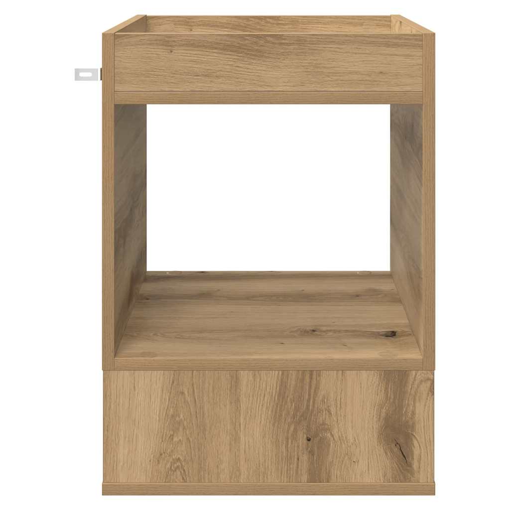 Endebord 2 stk. Artisan Egetræ 40 x 40 x 56 cm Konstrueret træ