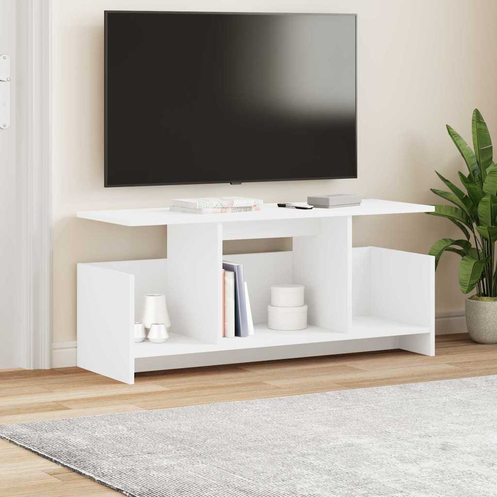 TV-bord Hvid 102 x 35 x 45 cm Konstrueret træ