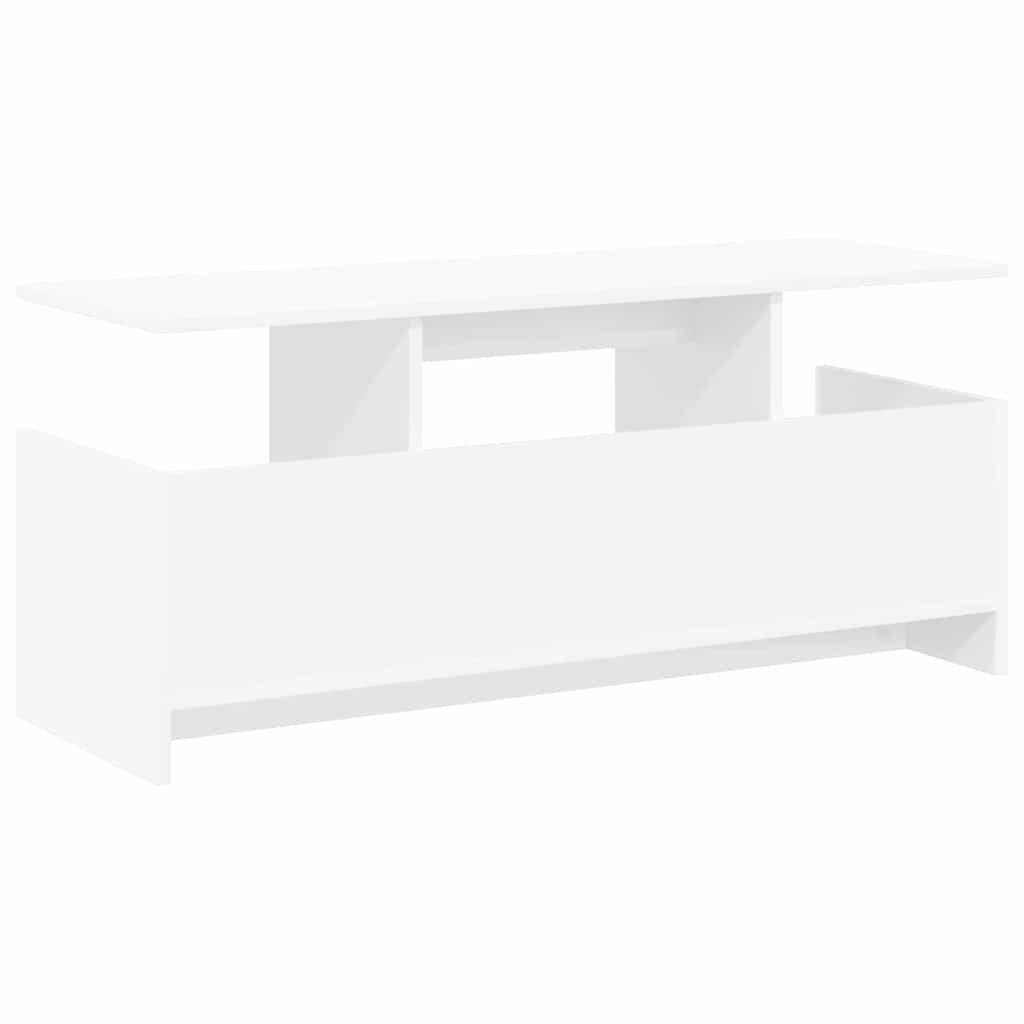 TV-bord Hvid 102 x 35 x 45 cm Konstrueret træ