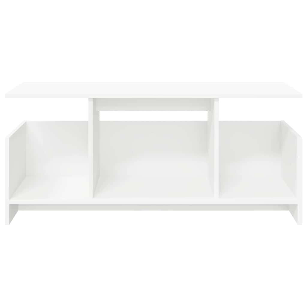 TV-bord Hvid 102 x 35 x 45 cm Konstrueret træ