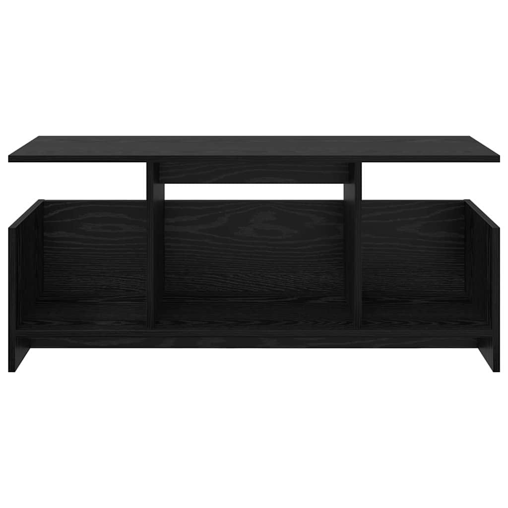 TV-bord Sort eg 102 x 35 x 45 cm Konstrueret træ