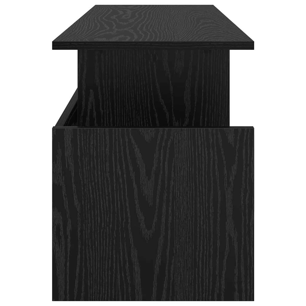 TV-bord Sort eg 102 x 35 x 45 cm Konstrueret træ