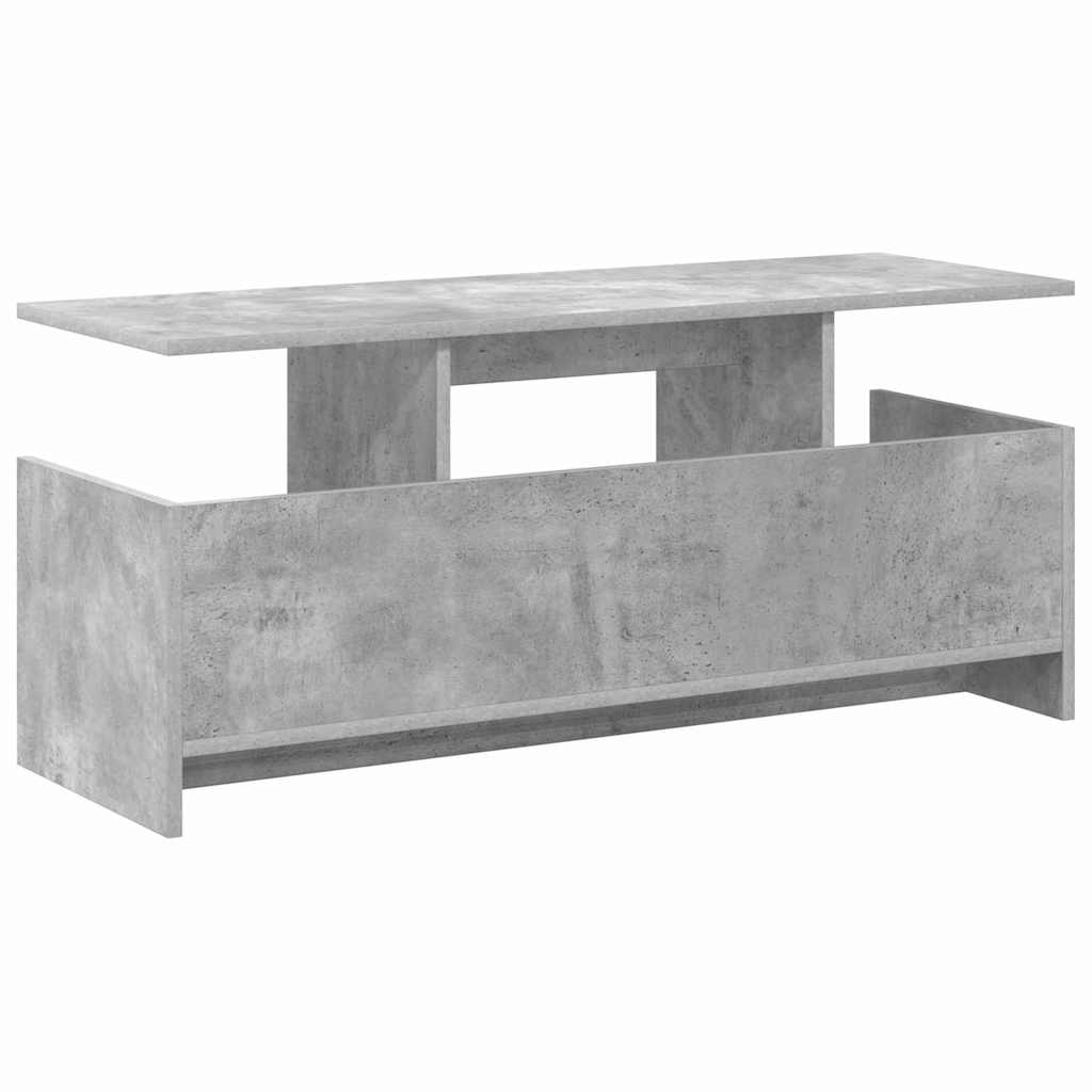 TV-bord Beton Grå 102 x 35 x 45 cm Konstrueret træ