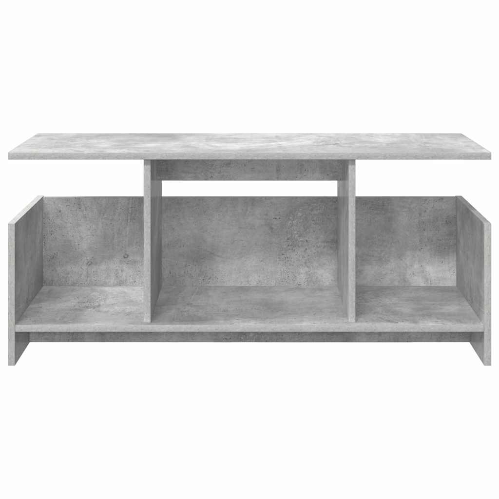 TV-bord Beton Grå 102 x 35 x 45 cm Konstrueret træ