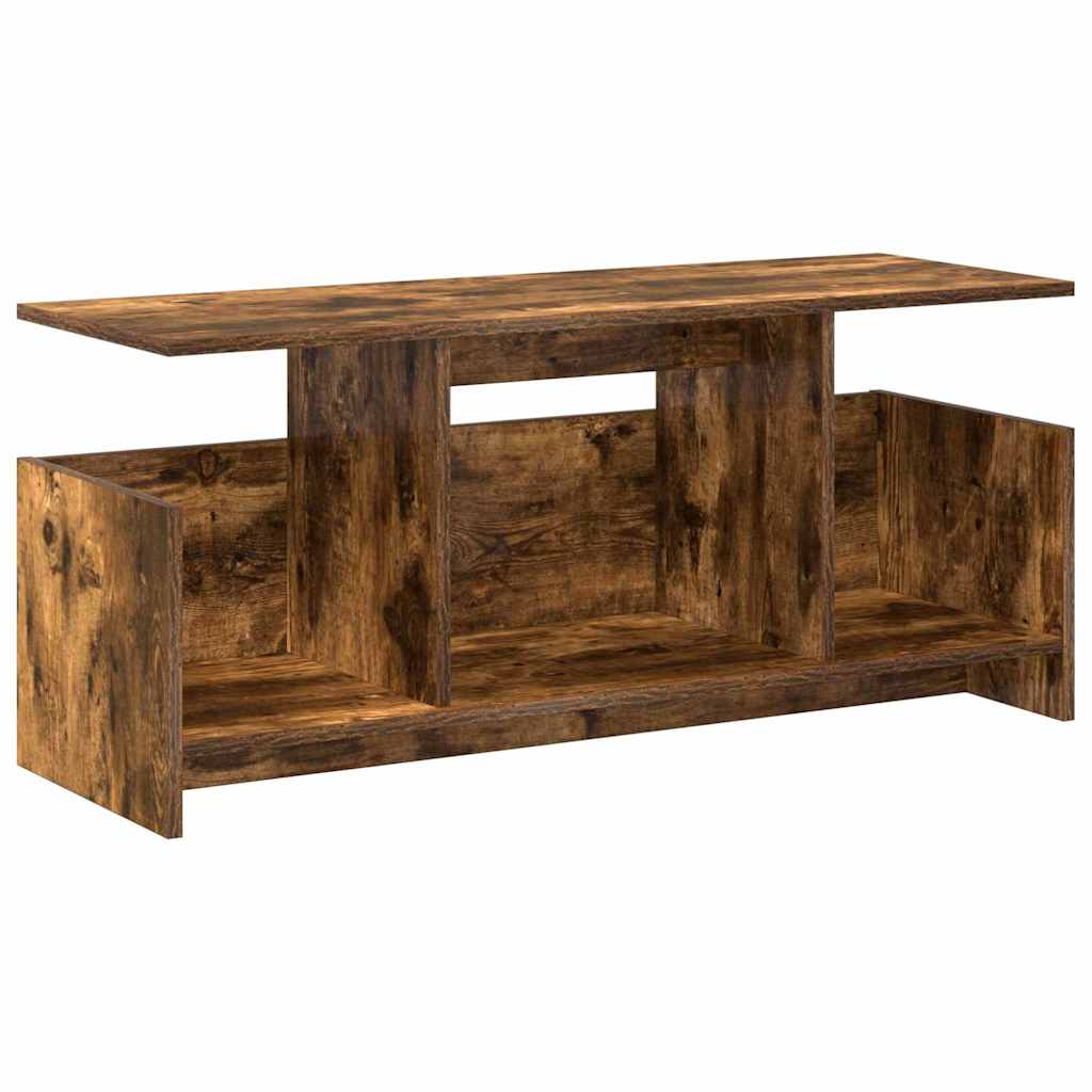 TV-bord Røget eg 102 x 35 x 45 cm Konstrueret træ