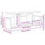 TV-bord Røget eg 102 x 35 x 45 cm Konstrueret træ