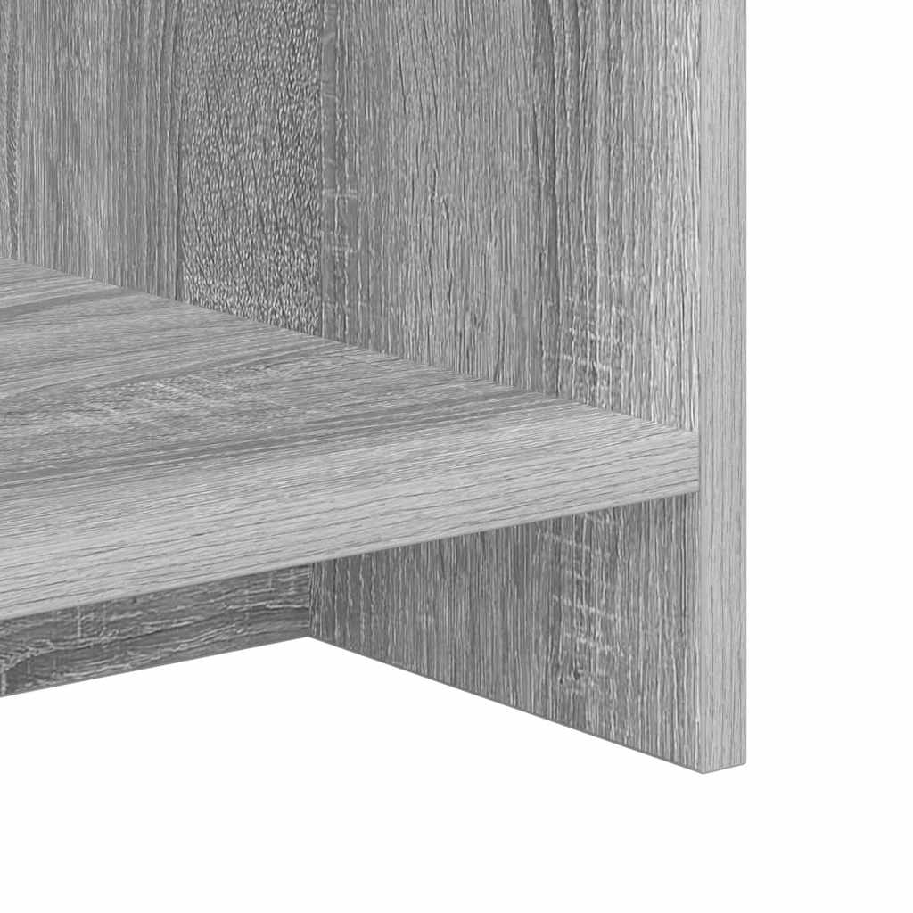 TV-bord 102 x 35 x 45 cm Grå Sonoma Konstrueret træ