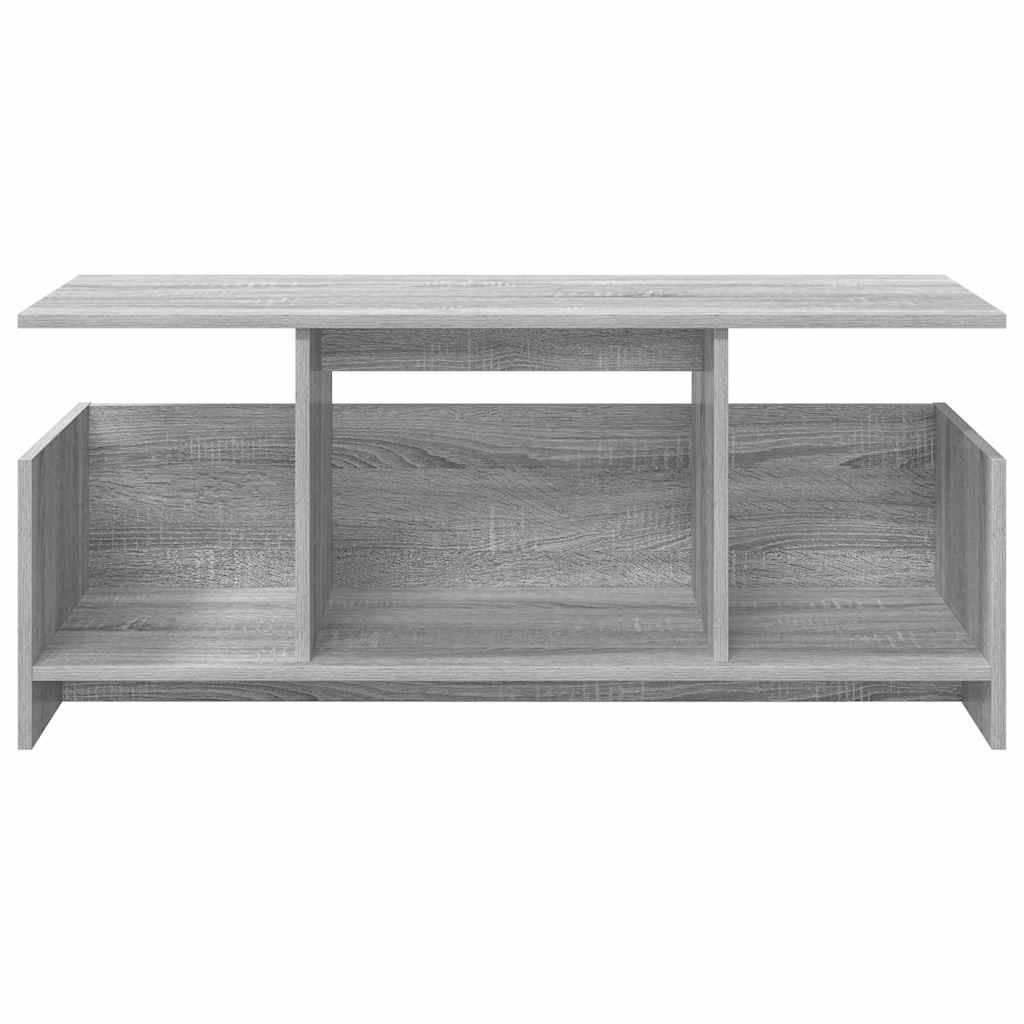 TV-bord 102 x 35 x 45 cm Grå Sonoma Konstrueret træ