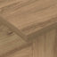 TV-bord 102 x 35 x 45 cm Artisan Egetræ Konstrueret træ