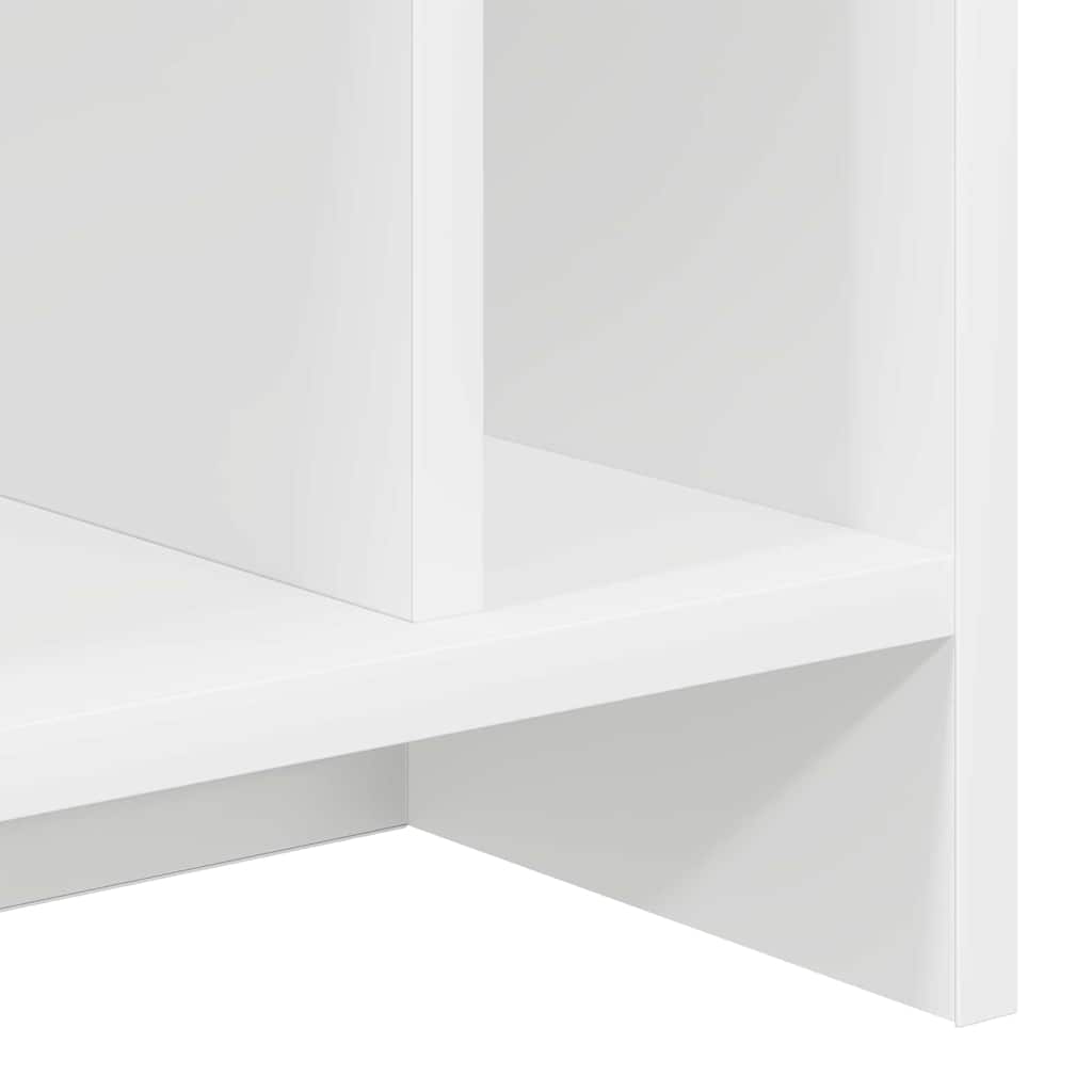 TV-bord 2 pcs Hvid 50 x 35 x 45 cm Konstrueret træ