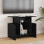 TV-bord Sort eg 50 x 35 x 45 cm Konstrueret træ