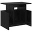 TV-bord 2 pcs Sort eg 50 x 35 x 45 cm Konstrueret træ