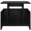 TV-bord 2 pcs Sort eg 50 x 35 x 45 cm Konstrueret træ