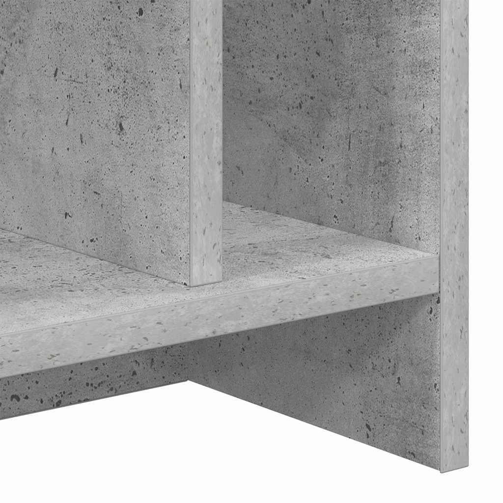 TV-bord 2 pcs Beton Grå 50 x 35 x 45 cm Konstrueret træ