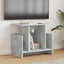 TV-bord 2 pcs Beton Grå 50 x 35 x 45 cm Konstrueret træ