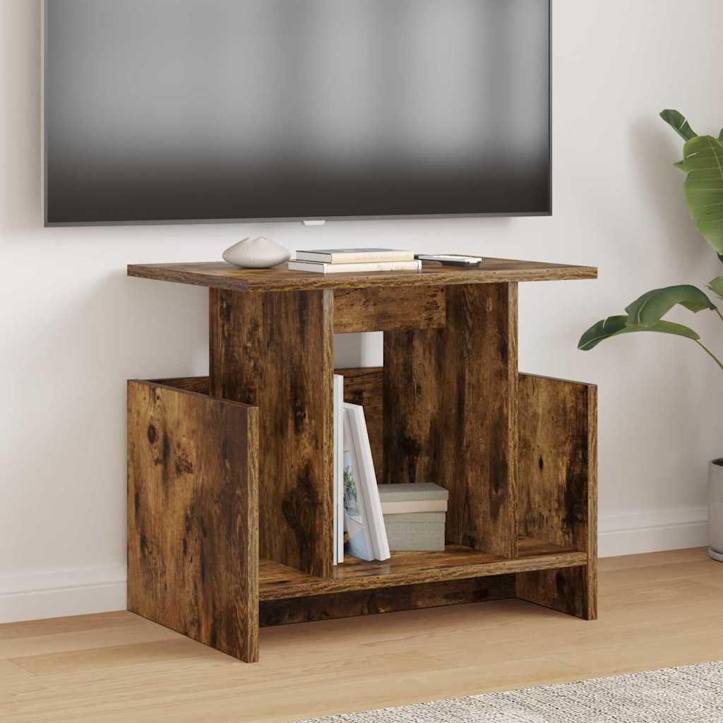 TV-bord Røget eg 50 x 35 x 45 cm Konstrueret træ