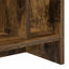 TV-bord 2 pcs Røget eg 50 x 35 x 45 cm Konstrueret træ