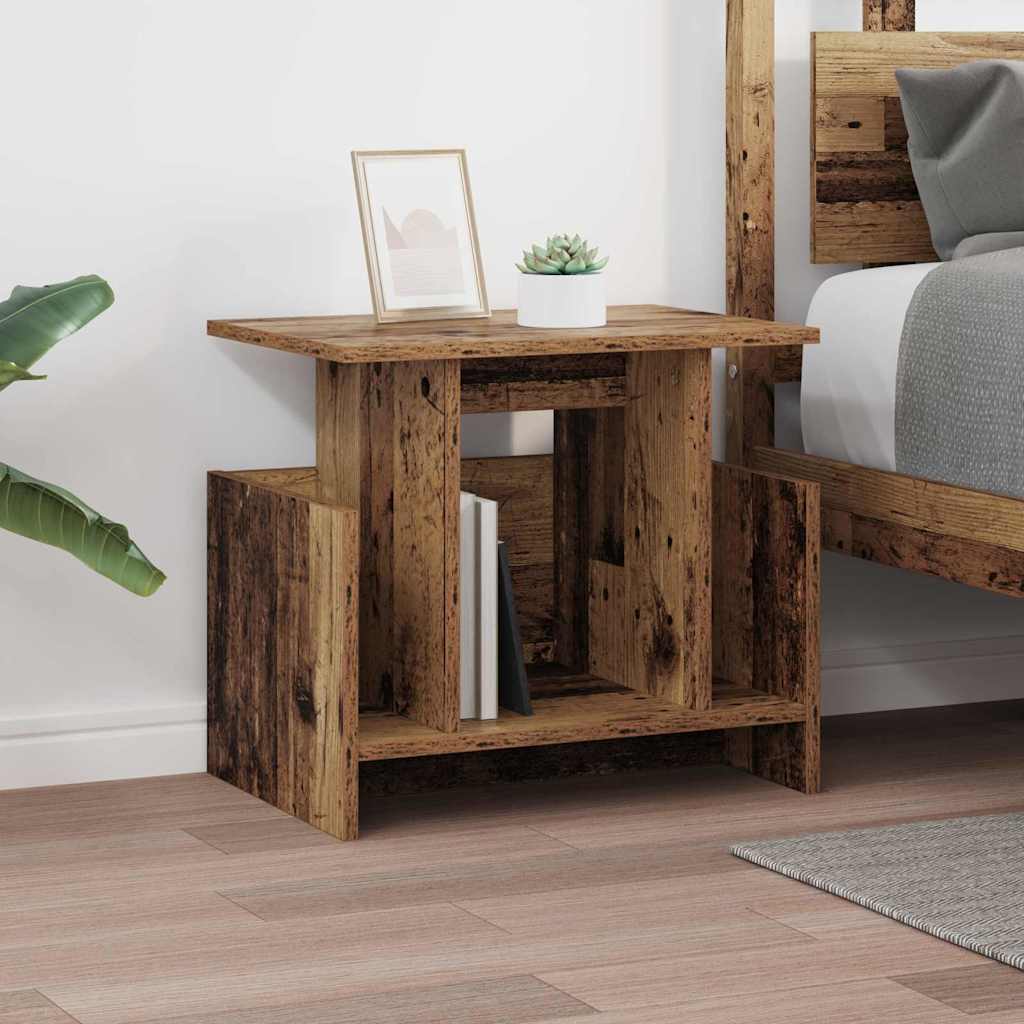 TV-bord 2 pcs Gammelt træ 50 x 35 x 45 cm Konstrueret træ