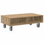 Sidebord med hjul Artisan Egetræ 90 x 50 x 30 cm