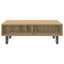Sidebord med hjul Artisan Egetræ 90 x 50 x 30 cm