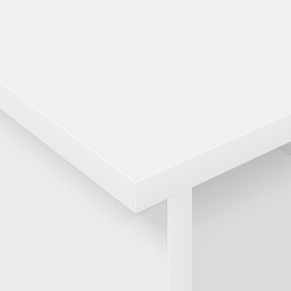 TV-bord 100 x 35 x 35 cm Hvid Konstrueret træ