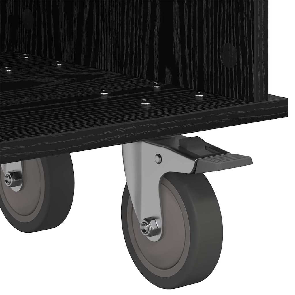 TV-bord 100 x 35 x 35 cm Sort eg Konstrueret træ