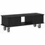 TV-bord 100 x 35 x 35 cm Sort eg Konstrueret træ