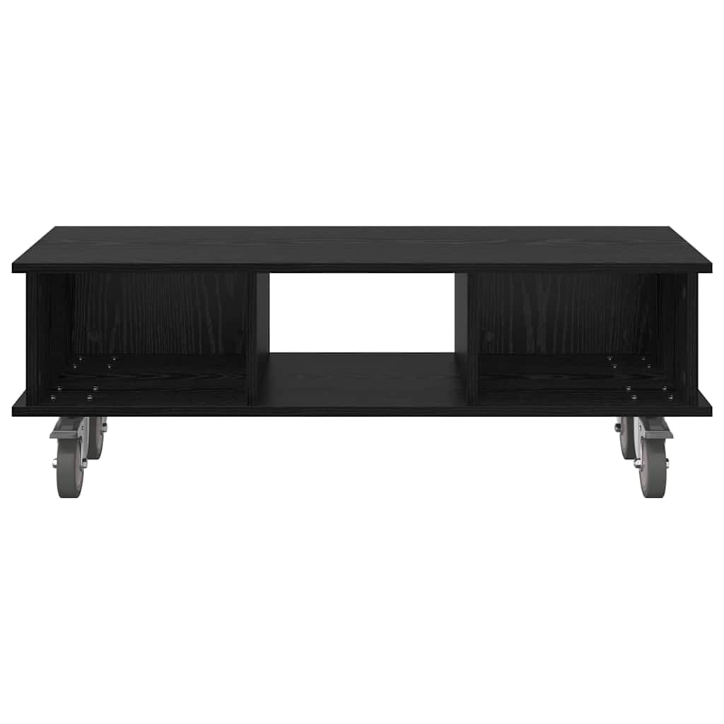 TV-bord 100 x 35 x 35 cm Sort eg Konstrueret træ