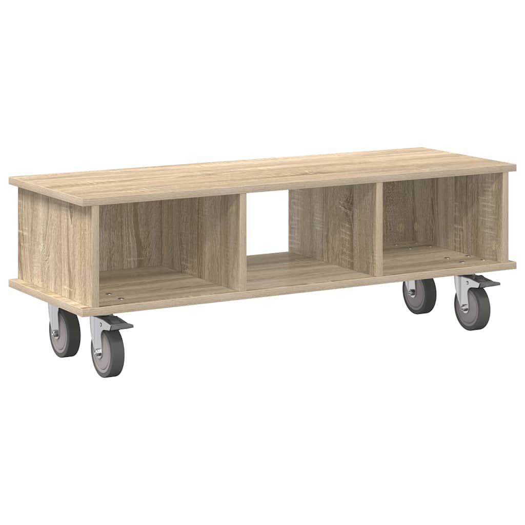 TV-bord 100 x 35 x 35 cm Sonoma eg Konstrueret træ