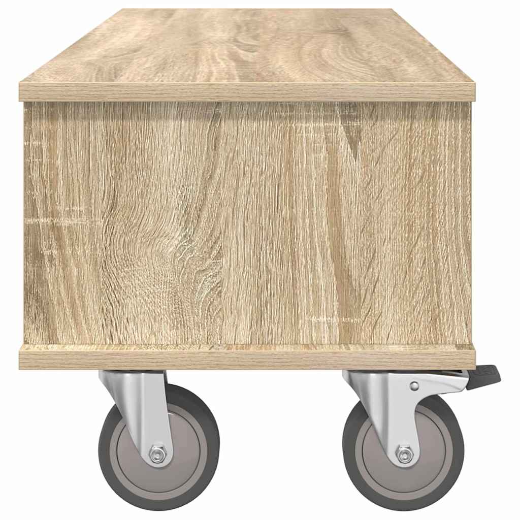 TV-bord 100 x 35 x 35 cm Sonoma eg Konstrueret træ