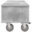 TV-bord 100 x 35 x 35 cm Beton Grå Konstrueret træ