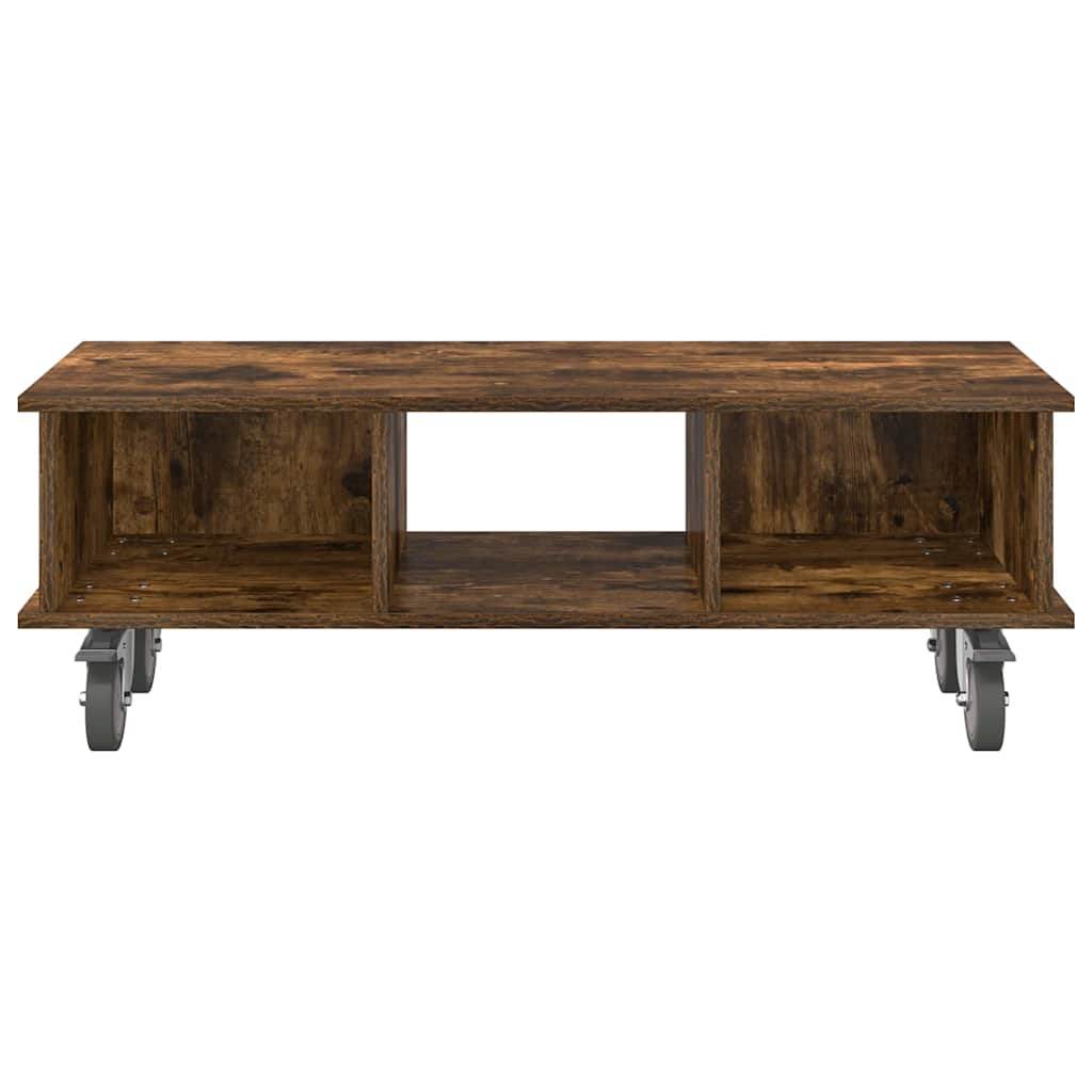 TV-bord Røget eg 100 x 35 x 35 cm Konstrueret træ