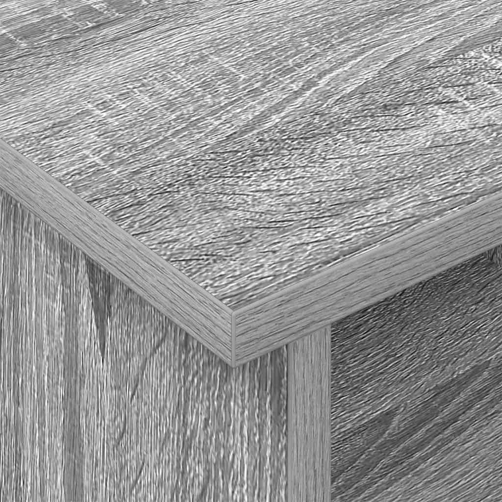 TV-bord 100 x 35 x 35 cm Grå Sonoma Konstrueret træ