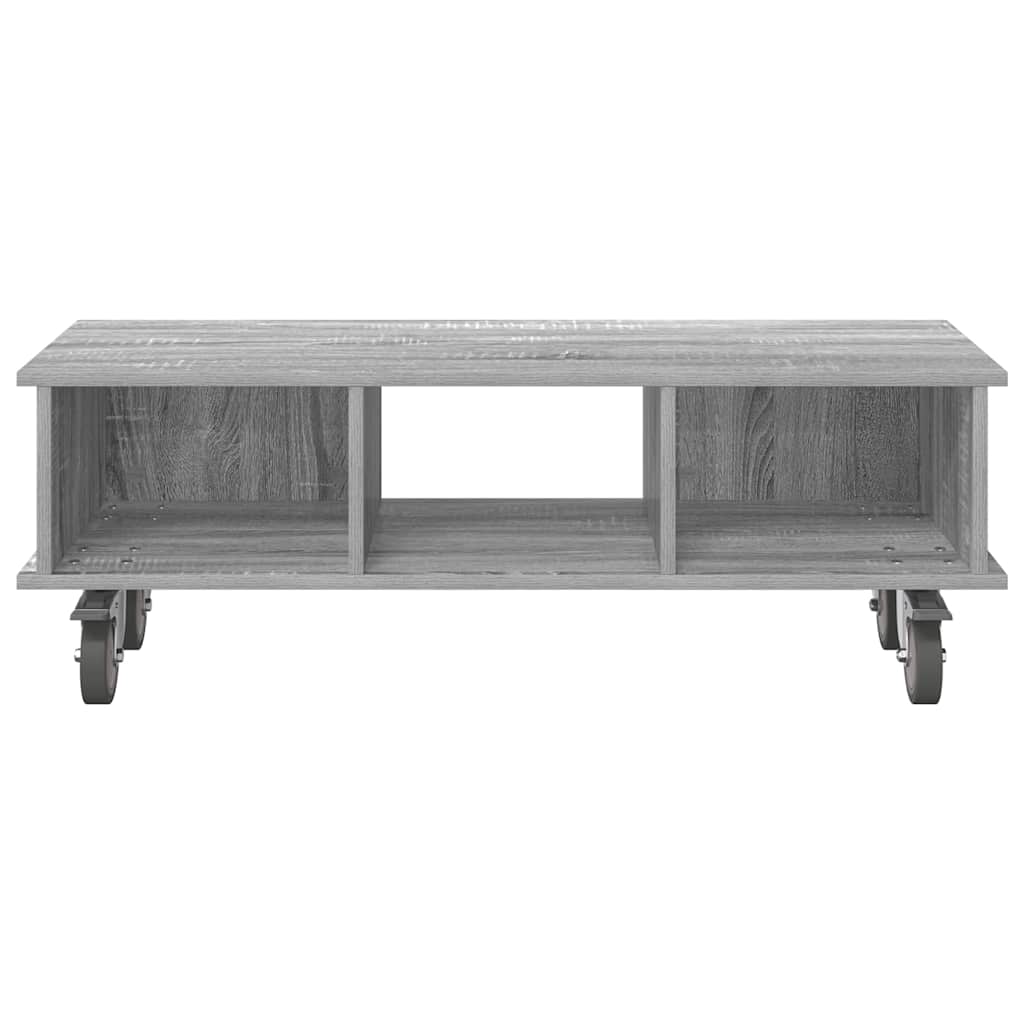 TV-bord 100 x 35 x 35 cm Grå Sonoma Konstrueret træ