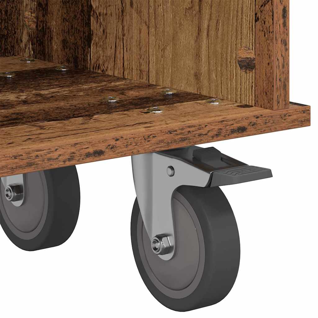 TV-bord Gammelt træ 100 x 35 x 35 cm Konstrueret træ