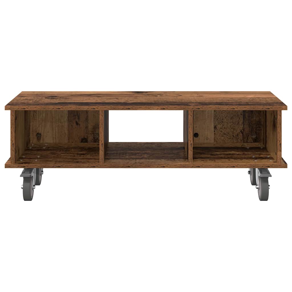 TV-bord Gammelt træ 100 x 35 x 35 cm Konstrueret træ