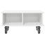 TV-bord 68,5 x 35 x 35 cm Hvid Konstrueret træ