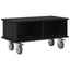 TV-bord 68,5 x 35 x 35 cm Sort eg Konstrueret træ