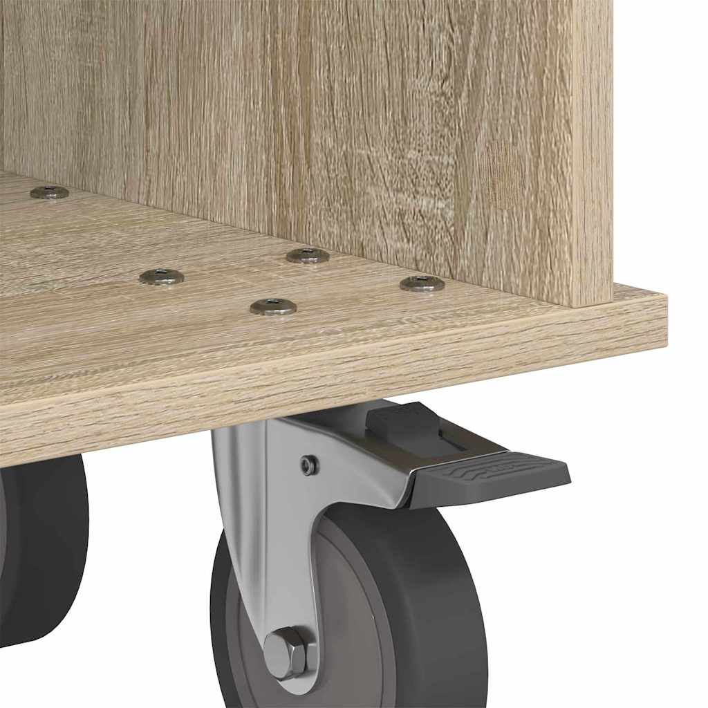 TV-bord 68,5 x 35 x 35 cm Sonoma eg Konstrueret træ