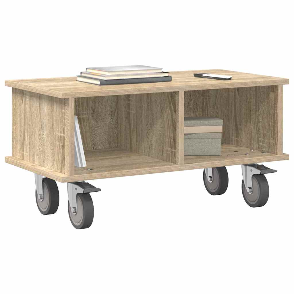 TV-bord 68,5 x 35 x 35 cm Sonoma eg Konstrueret træ