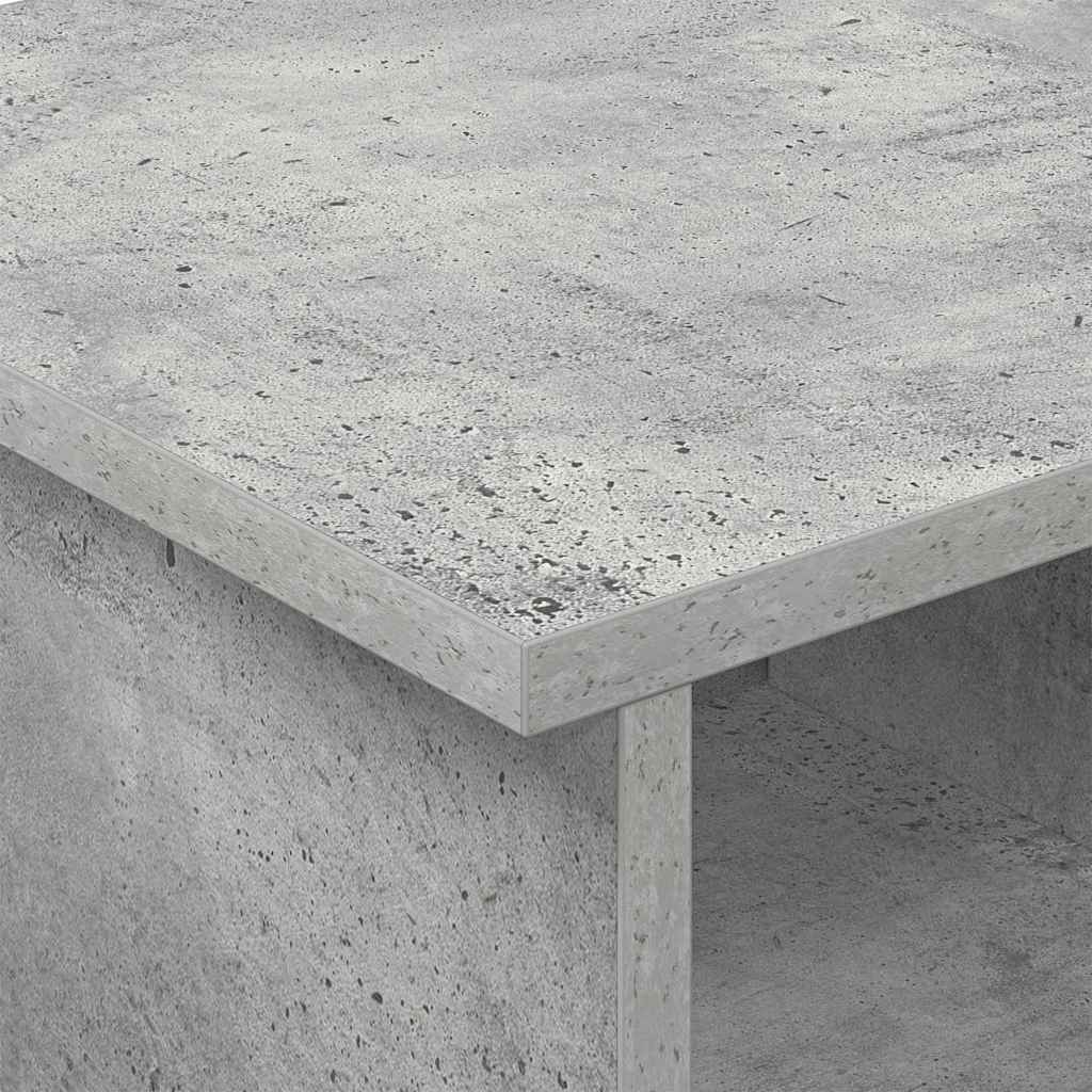 TV-bord 68,5 x 35 x 35 cm Beton Grå Konstrueret træ